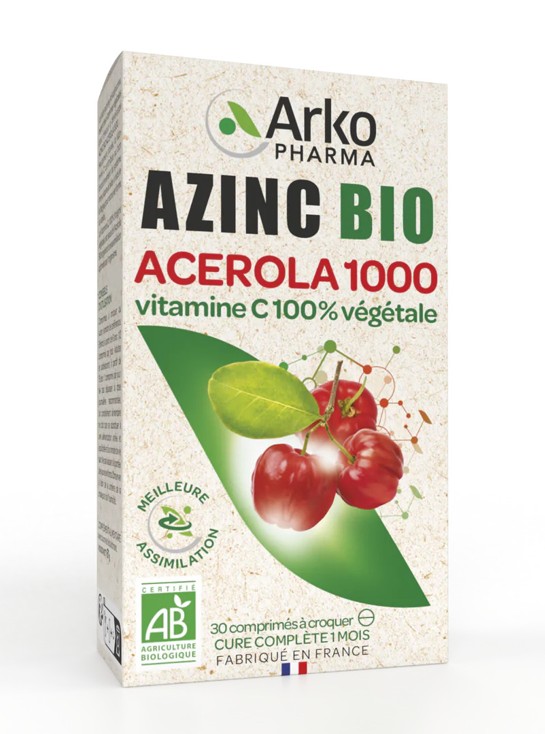 Arkovital Acerola 1000 Vitamine C Naturelle Lot de 2